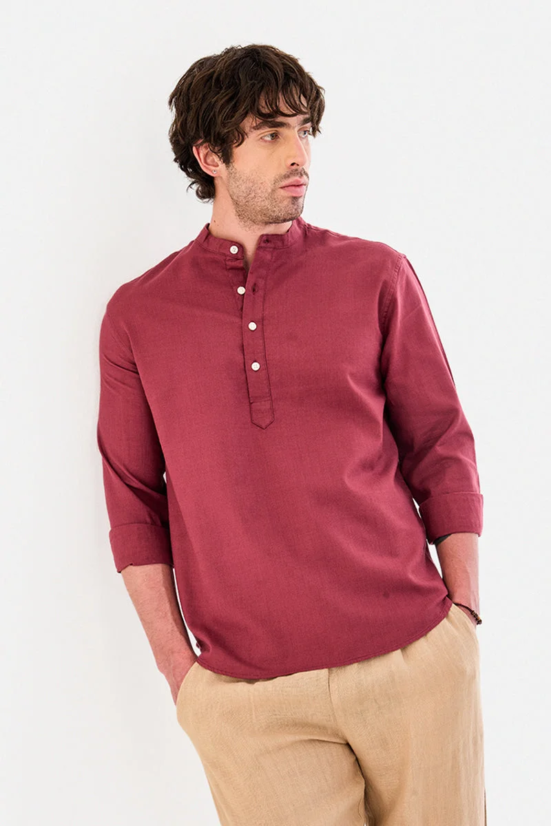 سنيتش Mandarin Kurta Shirt